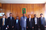 在埃塞俄比亚外交部会谈人员合影